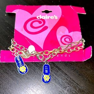 Claire’s best friend anklet -NWT